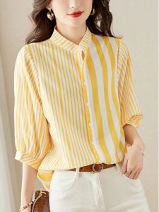 Stylish Elegant Loose French Style Summer Blouse
