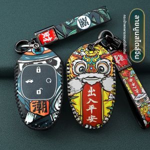 เคสกุญแจ GWM Weiwu รุ่นที่สองสำหรับกลุ่มรถยนต์กวางโจว GS8 รุ่นใหม่ Qingbao M8 พร้อมคลิป เปลือกหอย ตัว