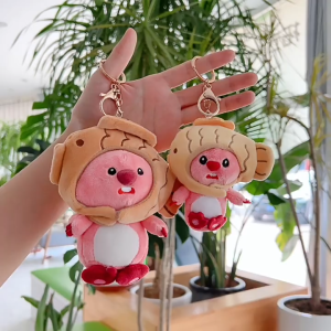 Gantungan Kunci Boneka Loopy/Kunci Lucu Mewah/Bag Charm Plushie Boneka/Aksesoris tas baru 2025