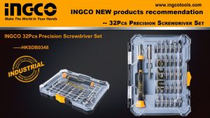 Precision Screwdriver 32pcs Set INGCO HKSDB0348 Obeng Reparasi HP Jam
