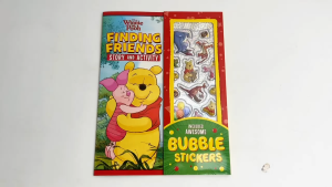 Disney Winnie The Pooh Finding Friends Activity & Story Book Bubble Stickers
