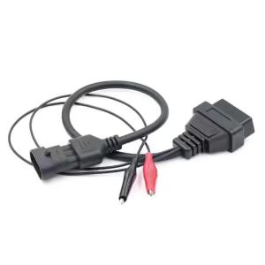 For Fiat OBD2 Cable 3Pin to 16Pin Interface 3pin Female Connector Adapter For Alfa For Lancia Car Extension Diagnostic Cables