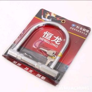 khóa xe đạpxe máychữ U inox cỡ bécỡ chungcỡ to