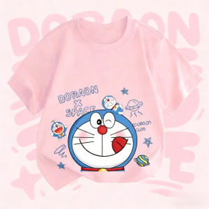 52TOYS | 2026 Doraemon Limited Edition T-shirt Doraemon Short-sleeved 100% Cotton T-shirt for Boys and Girls Doraemon Summer Clothes