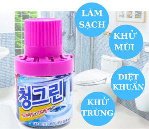 Lọ Thả bồn Cầu Khử Mùi Diệt Khuẩn Hàn Quốc 180g - Chai tẩy bồn cầu khử mùi cao cấp  Tẩy Toilet  Sạch Bệ Xí Tỏa hương thơm ngát