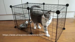 Pet fence Kandang Kucing Pagar Kucing Anjing Pet Cage Pagar Besi DIY Pet Cage For Dog Cat