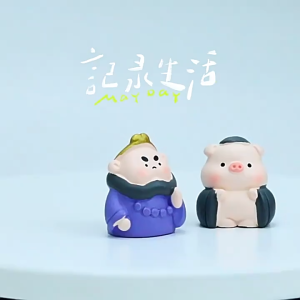 ( Hỏa Tốc Hà Nội) Bộ tượng Tây Du Ký mini dễ thương-Tượng trang trí bàn học làm việc ô tô... mới nhất 2025