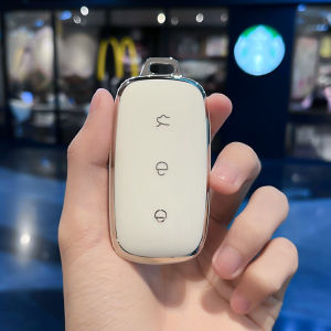 For Geely Galaxy EX5 E5 EMI Proton E.MAS 7 5 E8 Starry 8 Cityray L6 L7 TPU Car Key Case Shell Fob Cover Keychain Accessories