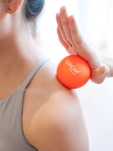 GROM Silicone Fascia Ball Yoga Massage Deep Muscle Relaxation Foot Wrist Rehabilitation Fitness Ball Full Body Exercise