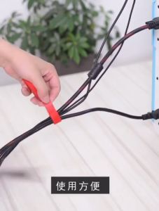 5 Meters/roll Cable Organizer USB Cable Winder Management Nylon Free Cut Ties Mouse Earphone Cord Cable Ties