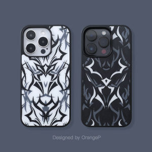 Magnetic Absorption Frosted Thorn Phone Case for  16Promax Anti-Fall Personalized Protection Cover Cool Fashion Niche