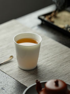 High-End Gongfu Porcelain Tea Cup Personal Dedicated Master Cup Single Cup Dehua White Porcelain Tea Drinking Cup Coca-Cola Cup