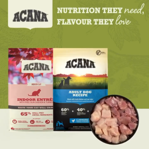 Acana 6kg Dry Dog Food (Adult Small Breed/Puppy Small Breed /Puppy/Pacifica/Grass Fed Lamb/Free Run Duck/Yorkshire Pork