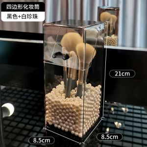 Tempat Kuas Make Up Acrylic Tempat Penyimpanan Brush Makeup Kosmetik 13HH01