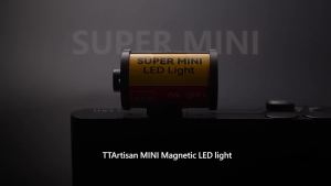 Ttarjkan magnetic LED light 0.5W 300mAh on camera fill light with cold shoe mount for photography vlog live streaming