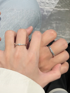 YUCOO | Luxury S925 Sterling Silver Couples Rings