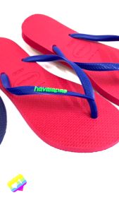 [BY SCHUMART] Havaianas Women Slim Logo Pop Up Pink Paradise Flip Flops