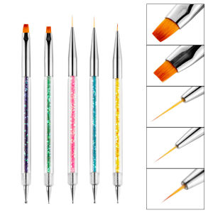 Nails Art Dotting Pen Acrylic Drawing Liner Supplies Brush Rhinestone Gems Picker UV Gel Painting Manicure Accessoires Tools