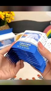 Emergency Stain Remover Wipes Tissue For Clothes Cotton Shoe Bag 歆凌 柚印 衣物 鞋子 包包 便携去污湿巾 应急去污