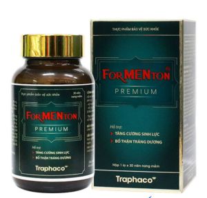 Formenton Premium hỗ trợ bổ thận tráng dương tăng cường sinh lực hộp 30v