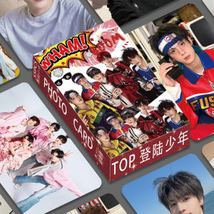 Glossy Small Card Film Photo Album Boxed 55 Pieces Three-Inch Youth Zhang Jixiao Surrounding Zhi Xin Business Supplies