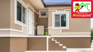 1L Nippon Paint Exterior Q-Shield Extra ( FREE 1.5" BRUSH )  Shield Weather Shield for Exterior