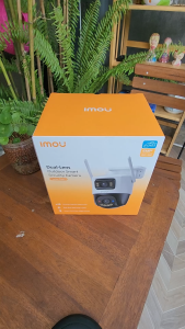 Camera Wifi Ngoài Trời Imou Cruiser Dual 2 6MP (3MP+3MP) Hai Mắt - Ống Kính Kép Cảnh Báo Chớp Đỏ Xanh Có Màu Ban Đêm Chính Hãng