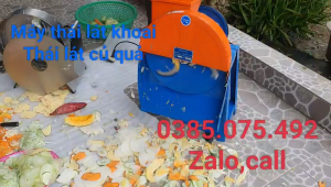 Máy thái lát củ quả kèm mâm thái sợi giá rẻ
