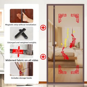 SHULIAN | Side Opening Magnetic Mosquito Curtain Without Holes