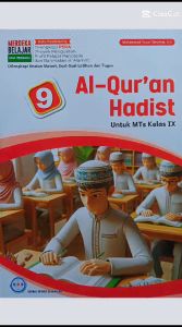 Buku Paket AL-Quran Hadis Kelas 9 MTs Revisi 2024