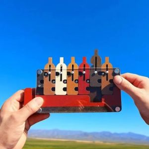 High Difficulty Level IQ Maze Puzzle Toy Waiters Tray Labyrinth Wooden Brain Teaser For Adults And Children Juego De Ingenio