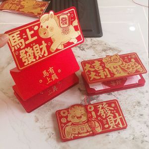 2026 Horse Year Folding Red Envelope Creative New Year Zodiac Stretch Lucky Money Seal Gift Chinese Style Wedding Celebration