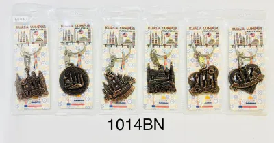 Malaysian Souvenir Keychain 6 in 1 Random design/ Gantungan Kunci 6 dalam 1 banyak desain.