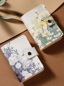 กระเป๋าใส่บัตรขนาดเล็กสไตล์ใหม่ Van Gogh Floral Design กระเป๋าใส่เหรียญสุดน่ารักสำหรับผู้หญิง กระเป๋าใส่บัตรเดบิต ดีไซน์เก๋ไก๋ ระบายอากาศได้ดี