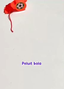 MYX Store 1 pcs - Peluit bola anak / Priwitan suara kencang / Pluit tukang parkir / Mainan Anak Pluit