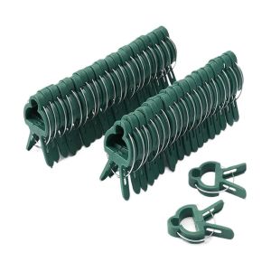 20pcs/Set Plant Fixed Clips Adjusting Reusable Garden Plant Supports Clips for Supporting Stems of Flower Vine Vegetables Tomato