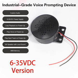 occkic | DC 5V 6-35V Car Start Voice Trigger MP3 Player Voice Speaker Prompter Sound Alarm Reverse Siren Buzzer Alarm Horn 4M of Memory