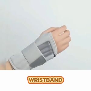 Wristband Rehabilitasi Besi Memulihkan Keseleo Cidera Dan Patah Tulang Dilengkapi 6 Besi Pendukung