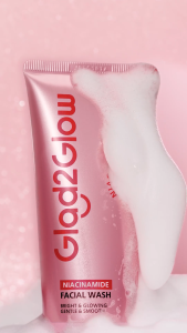 【New Launch】Glad2Glow Niacinamide Serum Facial Wash Cleanser Brightening Hydrating Glowing Face Wash