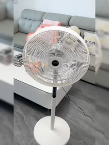 Electric Fan Standing Fan Vertical Fan kipas Berdiri 8 Levels Adjustable Remote Control 16 Inch Electric Fan Silent Fan Strong Wind Floor Fan 落地扇