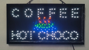 COFFEE HOT CHOCO LED DISPLAY BOARD SIGNAGE LED LIGHT ENERGY SAVING LIGHT BILLBOARD
