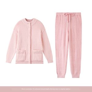ManiForm | Thick Fleece Comfortable Wearable High Neck Pajama Set