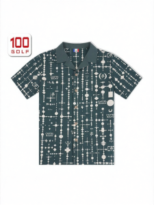 CASTELBAJAC GOLF | Retro Style Cuban Collar Short Sleeve Shirt