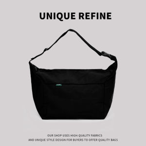 Sweet Cityความจุขนาดใหญ่กระเป๋าฟิตเนสCrossbody Tote BagสําหรับชายOxford Spinning Zipper Pure Color Medium Soft Tote Bag