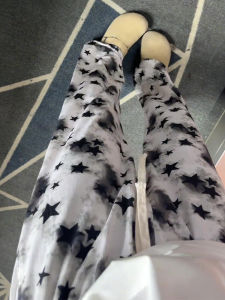 Quần Dài Nam American Star Ice Silk Loose Summer Lightweight High-End Loose BF Lazy Casual Couple Pants Straight Leg Loose Fit