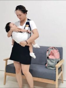 เป้อุ้มเด็ก เบบี้สลิง เป้อุ้มเด็กทารกแรกเกิด ระบายอากาศ เป้อุ้ม ปรับได้ ออกแบบตามสรีรศาสตร์ น้ำหนักเบา