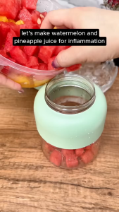 1300ML Juicing Cup Large Capacity Usb Portable Juicer Multifunctional Fresh Squeezed Juice Crushable Ice Ton Bucket Electric Juice Cup With Double Lids 榨汁机