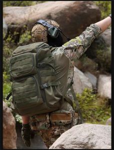 กระเป๋าเป้สะพายหลังแบบกันน้ำสำหรับผู้ชายและผู้หญิง ความจุขนาดใหญ่ กระเป๋าเดินทางแบบมีหลายช่อง กระเป๋าเสื้อผ้าแบบยูนิเซ็กซ์