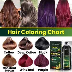 [SG SELLER]Hair color dye shampoo Herbal-based Black / Coffee color Hair Dye Shampoo - NO STAIN ON BODY OR SCALP! 100% Authentic Hair Dye Color Shampoo Instant hair dye in 20 min