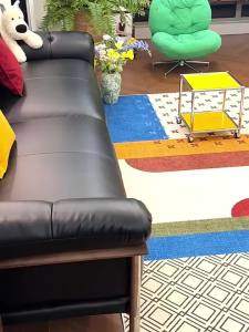 YUNHAOBUYI | Retro Luxury Dolby Blue Area Rug